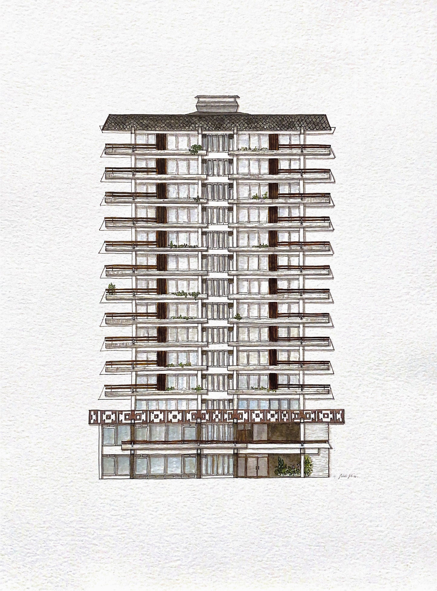 Edificio Bienes Nacionales, Temuco (Copia 3/4 Edición Limitada)