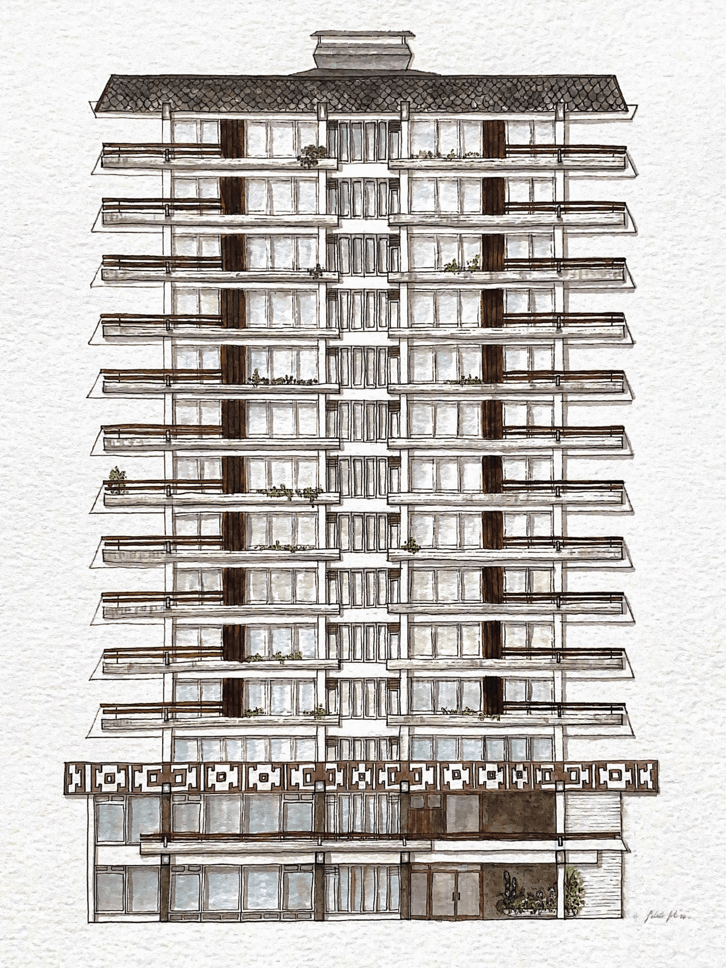 Edificio Bienes Nacionales, Temuco (Copia 1/4 Edición Limitada)