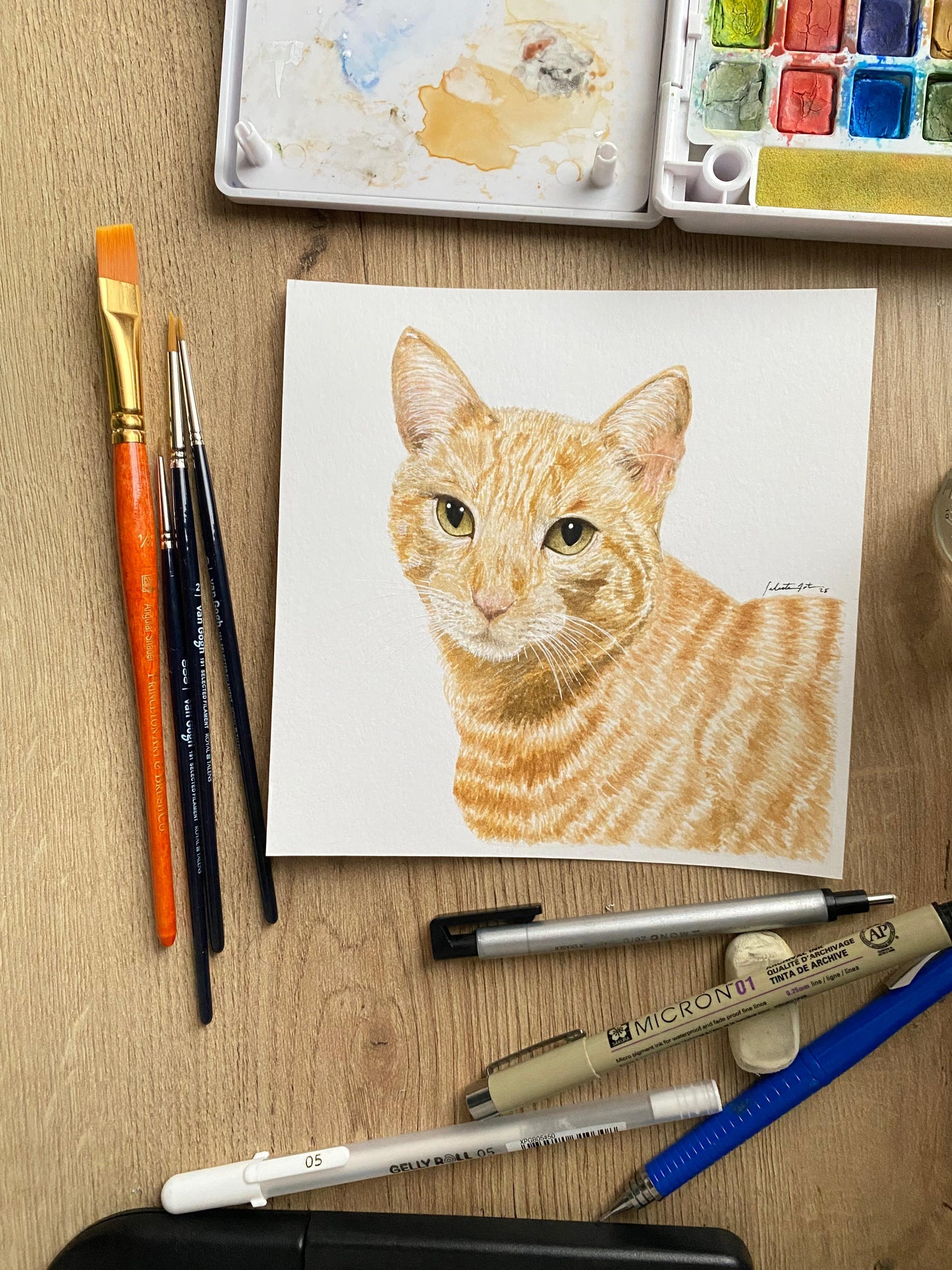Retrato de Mascota Cuadrado (sin marco)