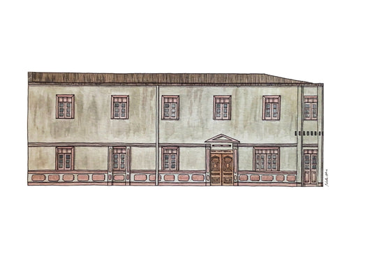 Hotel Continental, Fachada A. Varas, Temuco (Copia 3/4 Edición Limitada)